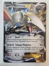 Pokémon TCG Skarmory EX English Holo Card 80/146 XY Ultra Rare MP