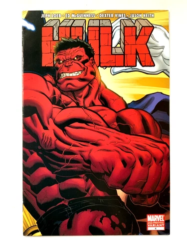 Marvel HULK (2008) #4 2nd Print RED HULK VF- (7.5) Ships FREE!