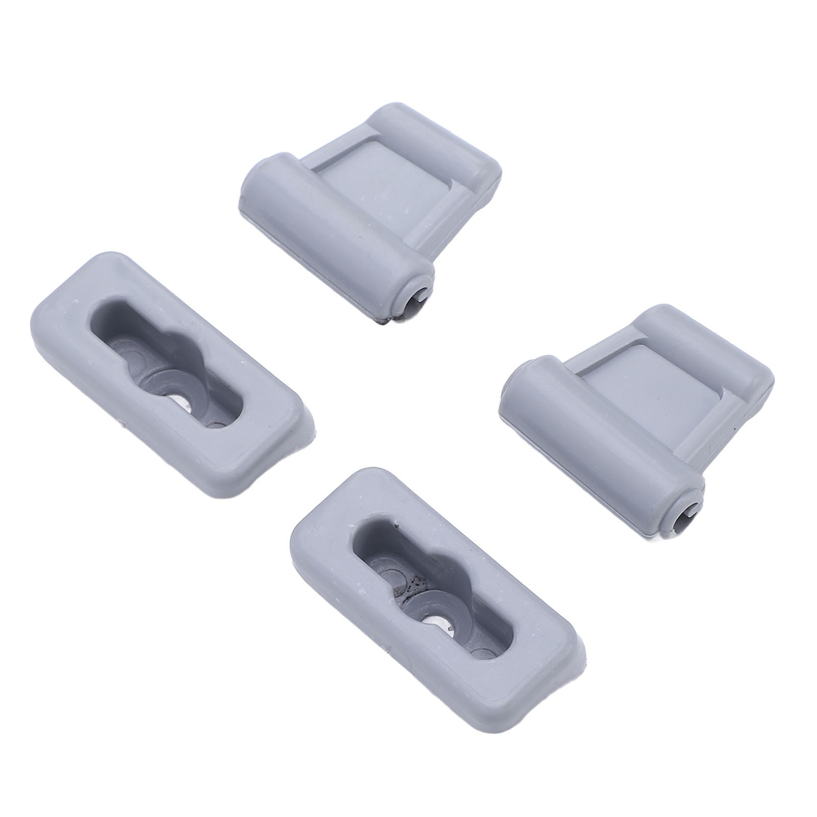 Grey Sun Visor Clips Set VEP101693 High Strength Plastic Car Sun Visor Holder