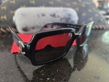 Vintage Chanel Sunglasses Women Black CC logo 5031 c.501/91 52018 Exc Condition