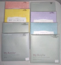 Assorted My Acrylix Close To My Heart Decorative Stamps