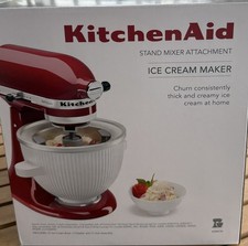 KitchenAid 2 Quart Ice Cream Maker Stand Mixer Attachment KSMICM