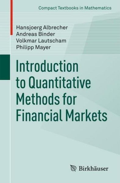 Introduction To Quantitative Methods For Financial Markets Hansjoerg Albrecher-image