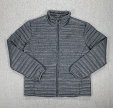 Stio Pinion 800 Down Sweater Full Zip Jacket Magnet Gray Men  s Large