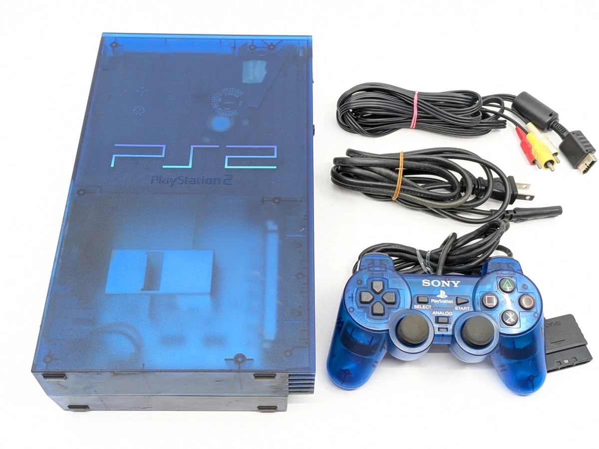 Sony PlayStation 2 NTSC-J Blue Video Game Consoles for sale - eBay