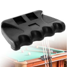 4 Holes Pool Cue Holder, Portable Weighted Pool Cue Rack, Mini Non-slip Stick...
