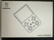 Anbernic RG353V Handheld System Grey, With 128gb SanDisk Ultra memory card