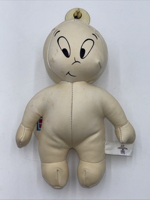 1999 HARVEYTOONS COMICS CASPER THE FRIENDLY GHOST PLUSH SUCTION CUP FIGURE TAGS