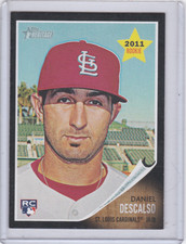 2011 Topps Heritage Black #C68 Daniel Descalso