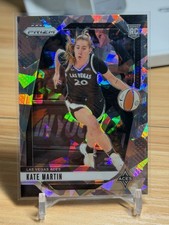 Kate Martin 2024 Panini Prizm WNBA Cracked Ice ROOKIE #126 Las Vegas Aces