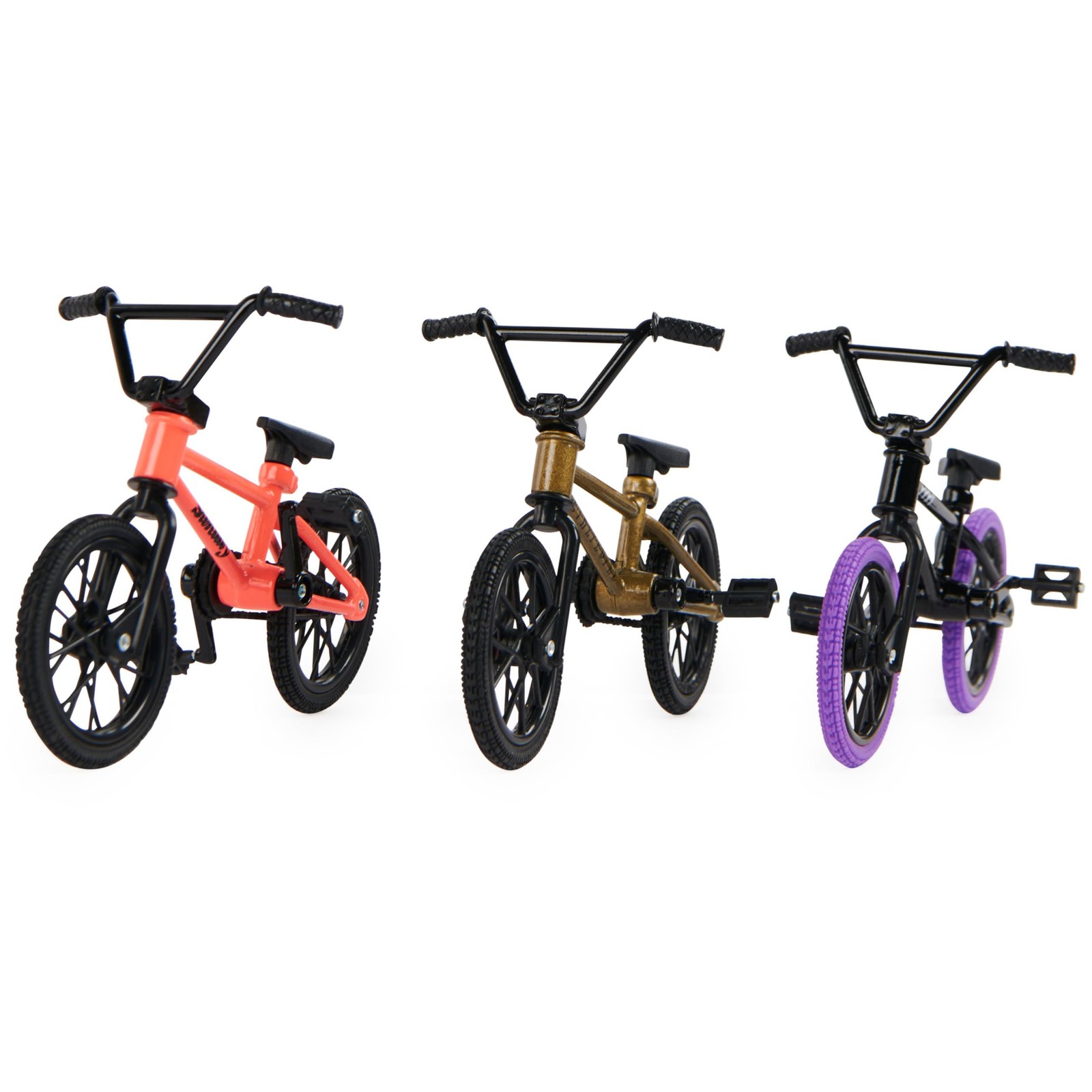 Tech Deck, BMX Finger Bike 3-Pack, Collectible and Customizable Mini BMX Bicycle