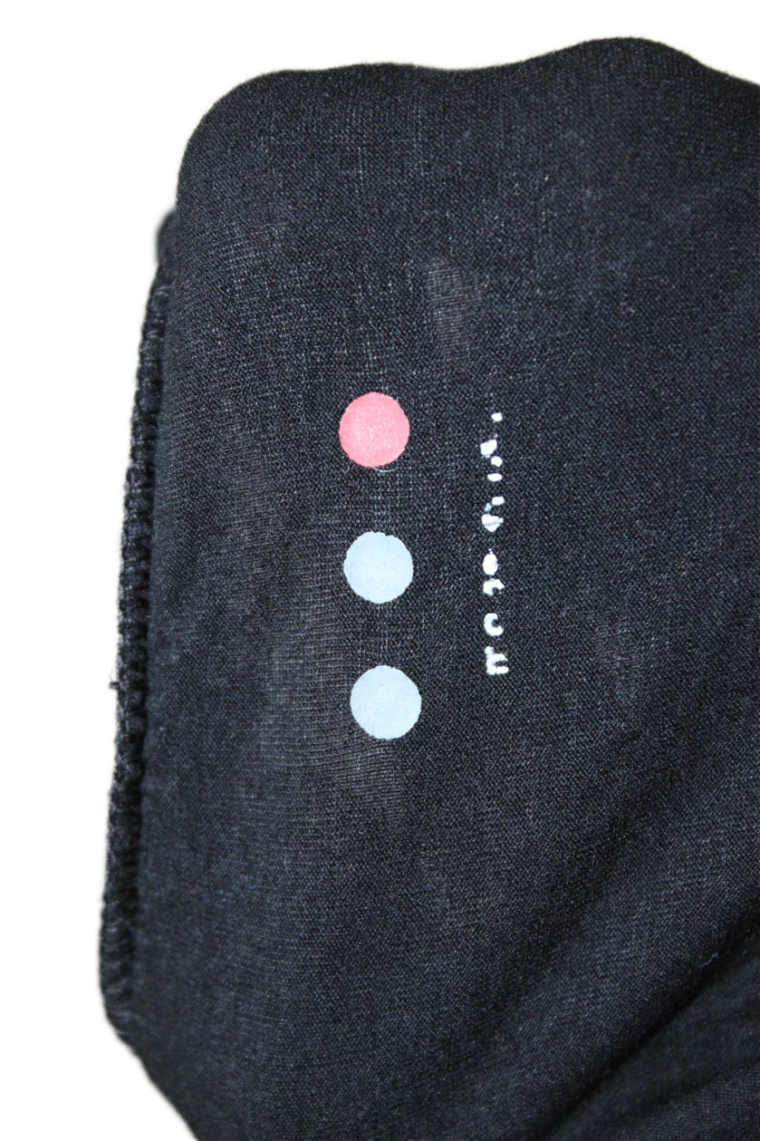 Three Dots Womens Basic Tunic Tank Black Round Ne… - image 4