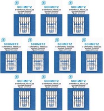 50 Schmetz Universal Sewing Machine Needles -  size 80/12 - Box of 10 cards