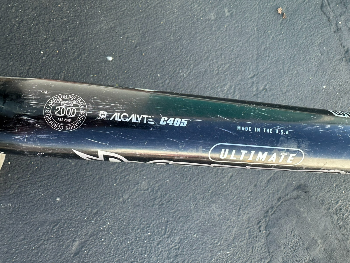 Batte De Softball DeMarini Ultimate Weapon 26 Oz 34" – Pour Pièces Ou Réparation (C405)