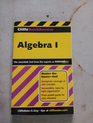 Cliffs Notes Algebra 1 Cliffs Notes Quick Review   EA1F2204  