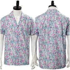 Jim Hopper Shirt Cosplay Costume Hawaiian T-Shirt Halloween party Jim Hopper Top