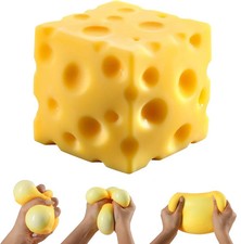 Squishy Cheese Block, Stress Relief Squeeze Toy Gifts ,Cyber Deal US