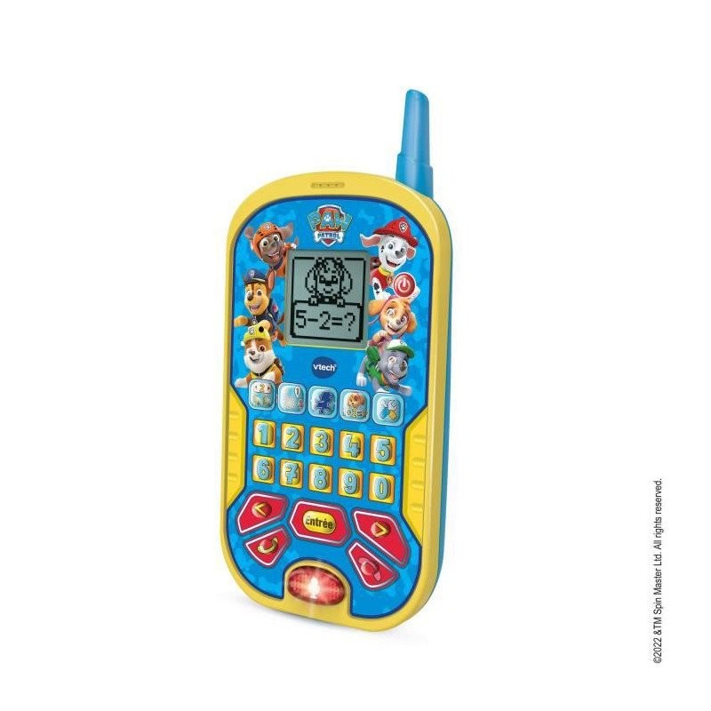 Smartphone Éducatif Pat Patrouille Vtech Bleu : apprenez à compter sans écran