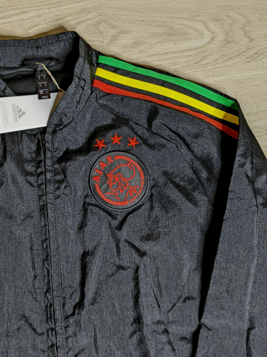 Adidas Track Jacket Mens Medium Ajax Amsterdam Icons Woven Adidas Track Jacket Mens Medium Ajax Amsterdam Icons Woven