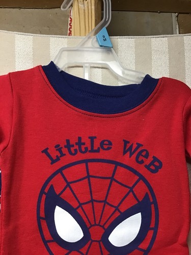 Marvel Super Hero Adventures SpiderMan 9 Months 2-Piece Sleepwear Set - Picture 3 of 7