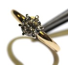GIA 14k yellow gold .81ct I1 J diamond solitaire engagement ring 4g 6.5 natural — photo 7