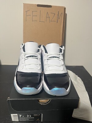 Nike Air Jordan 11 Retro GS Emerald White 528896 145 SZ 7Y | eBay