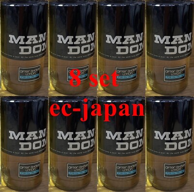 Mandom Aftershave Lotion 120ml 4oz  Cools And Tightens Skin After Shaving 8 set