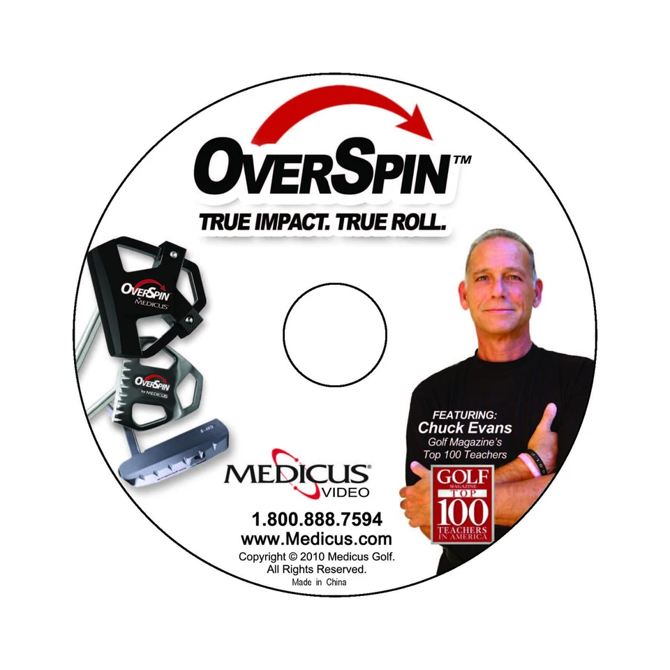 Putter Golf club Training aids Medicus OverSpin MM2 trainer Men RH 35" - Image 4 of 4