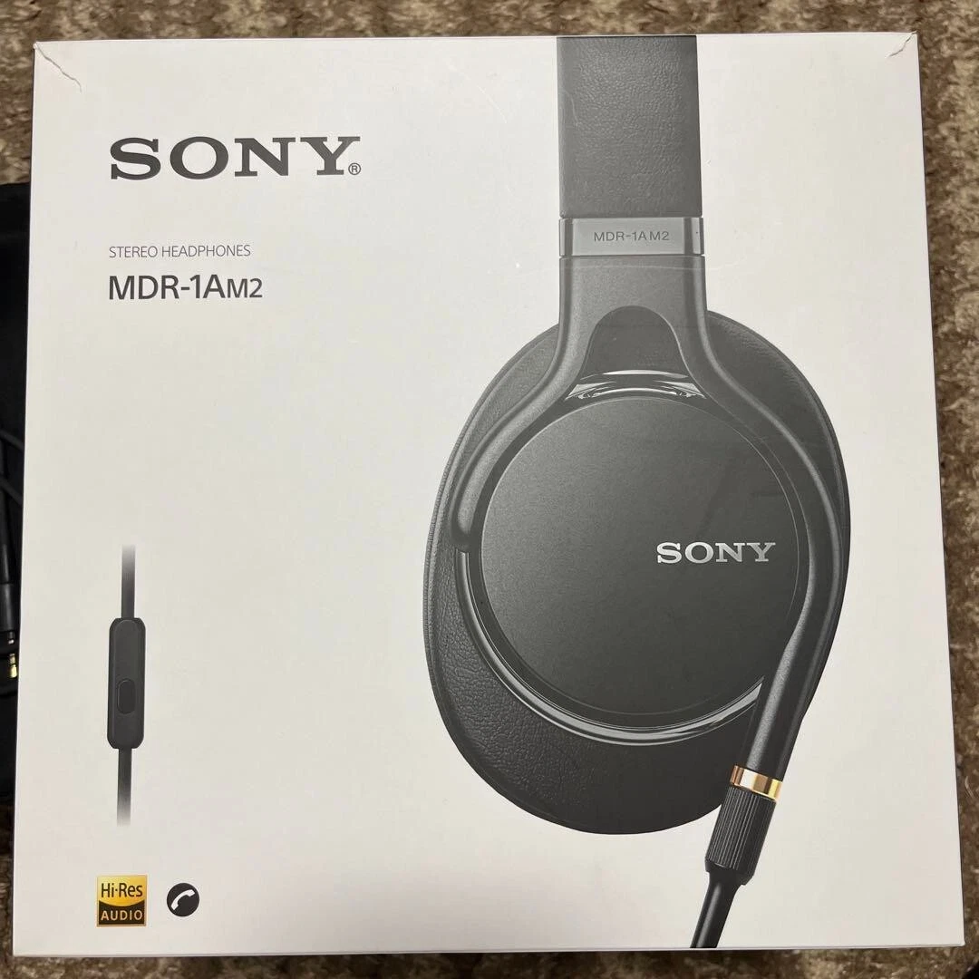 SONY Stereo headphone MDR-1AM2 Black F/S Japan