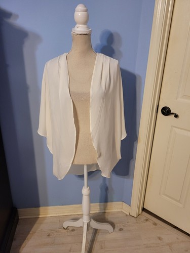 Style Rack Size Small Sweater Womens Cream Kimono Open Front