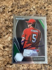 Ben Kudrna Signed 2021 Prizm Draft Picks Auto Rc Kansas City Royals  No. PDP43