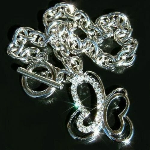 Versilberte Swarovski Modeschmuck-Armbänder-Anhänger