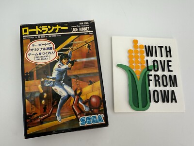 LODE RUNNER First Vesion G-1031 Sega SC-3000 SG-1000 1936 sc