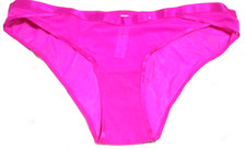 Auden Ladies sheer CHEEKY BIKINI-SZ MED-NWOT-1 PR-PINK  MESH