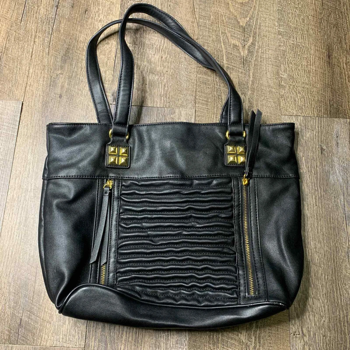 Jessica simpson online black leather purse