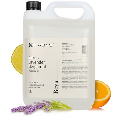 HABYS REYA Citrus, Lavender, Bergamot Massageöl Öl | 5L