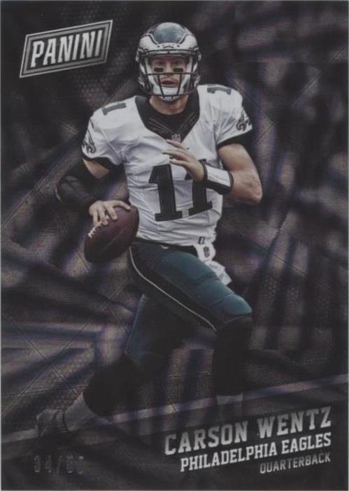 2017 Panini Black Friday - Carson Wentz #36 Rainbow Spokes /50 for sale ...