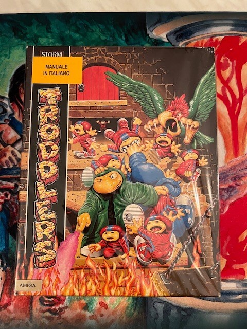 TRODDLERS COMMODORE AMIGA EXCELLENT CONDITION COMPLETE 100% STORM BIG BOX