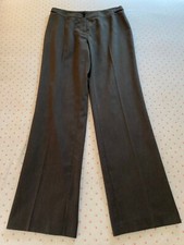 Nine West Ladies SZ 6  Gray Herringbone Stretch Dress Slacks