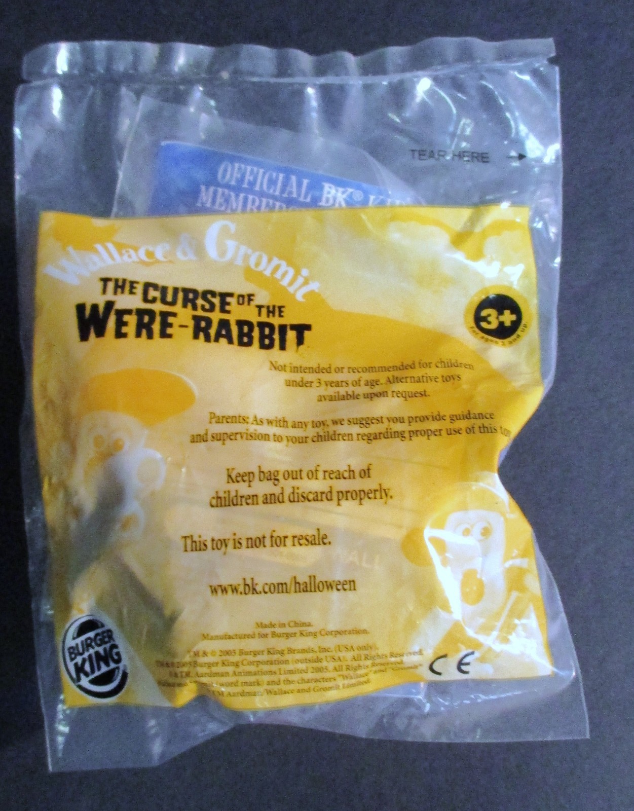 2005 Burger King Meal Toy Wallace & Gromit The Curse Of The Were Rabbit ...