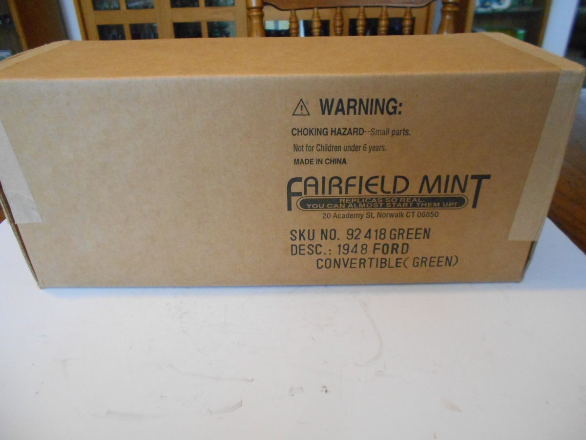 Fairfield Mint 1:18 Scale 1948 Ford Super Deluxe Convertible