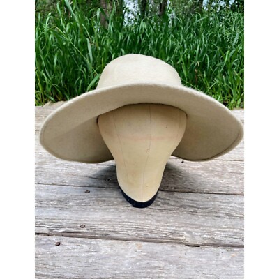 Vintage 1960s Felted Wool Bucket Hat Rhinestone Pearl Band Helios Jan Leslie Vintage 1960s Felted Wool Bucket Hat Rhinestone Pearl Band  main image 4