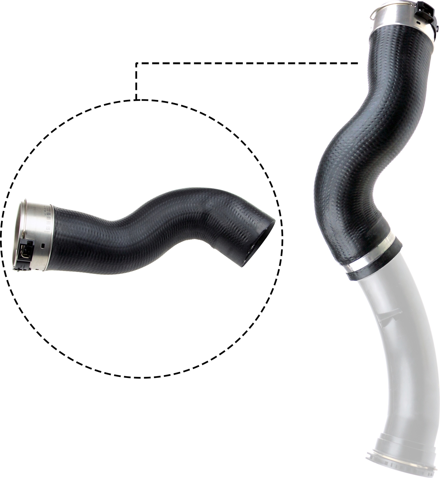 GATES 09-0754 Charger Air Hose for BMW