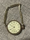 Filled Pocket Watch Bracelet Vtg Antique Hampden Gold