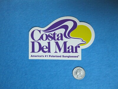 1990's Costa Del Mar  Sunglasses Sticker