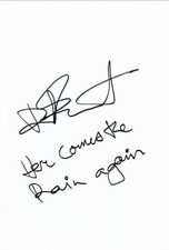 DAVE STEWART signed Autogramm 20x30cm EURYTHMICS in Person autograph