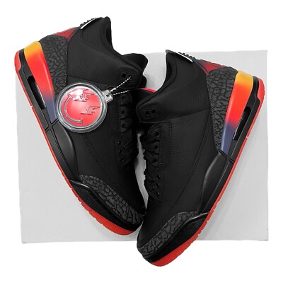 Nike Air Jordan 3 Retro /J Balvin - UK 9 / US 10 - Black Gradient