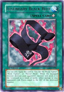 Legendary Black Belt - TLM-EN045 - Rare - Unlimited Edition x3 - Near Mint