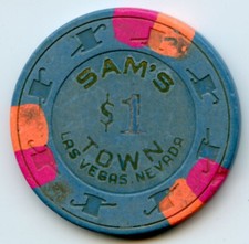 1 Casino Chip from Sam's Town Las Vegas 1986