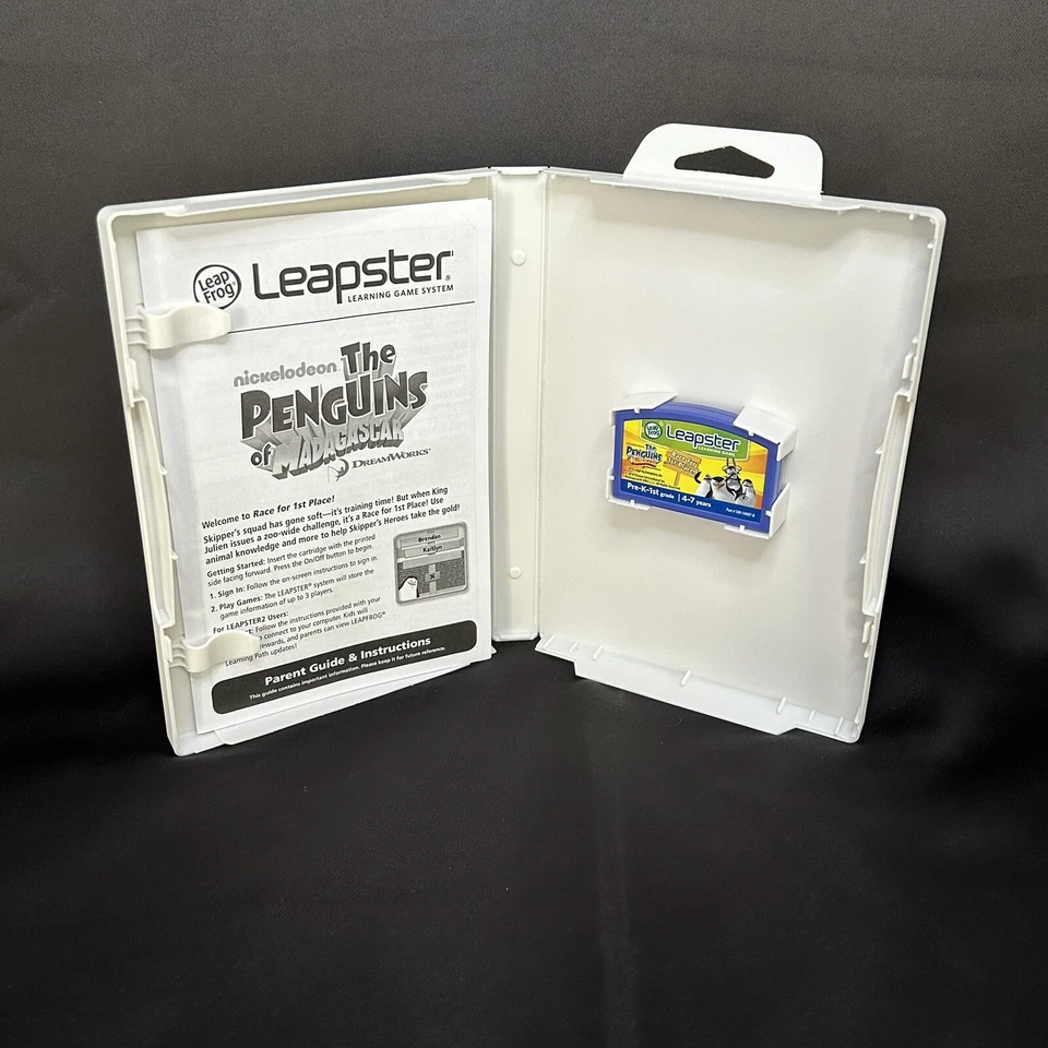 Leap Frog Leapster Learning Game Penguins of Madagascar Nickelodeon Dreamworks - Image 4 of 4